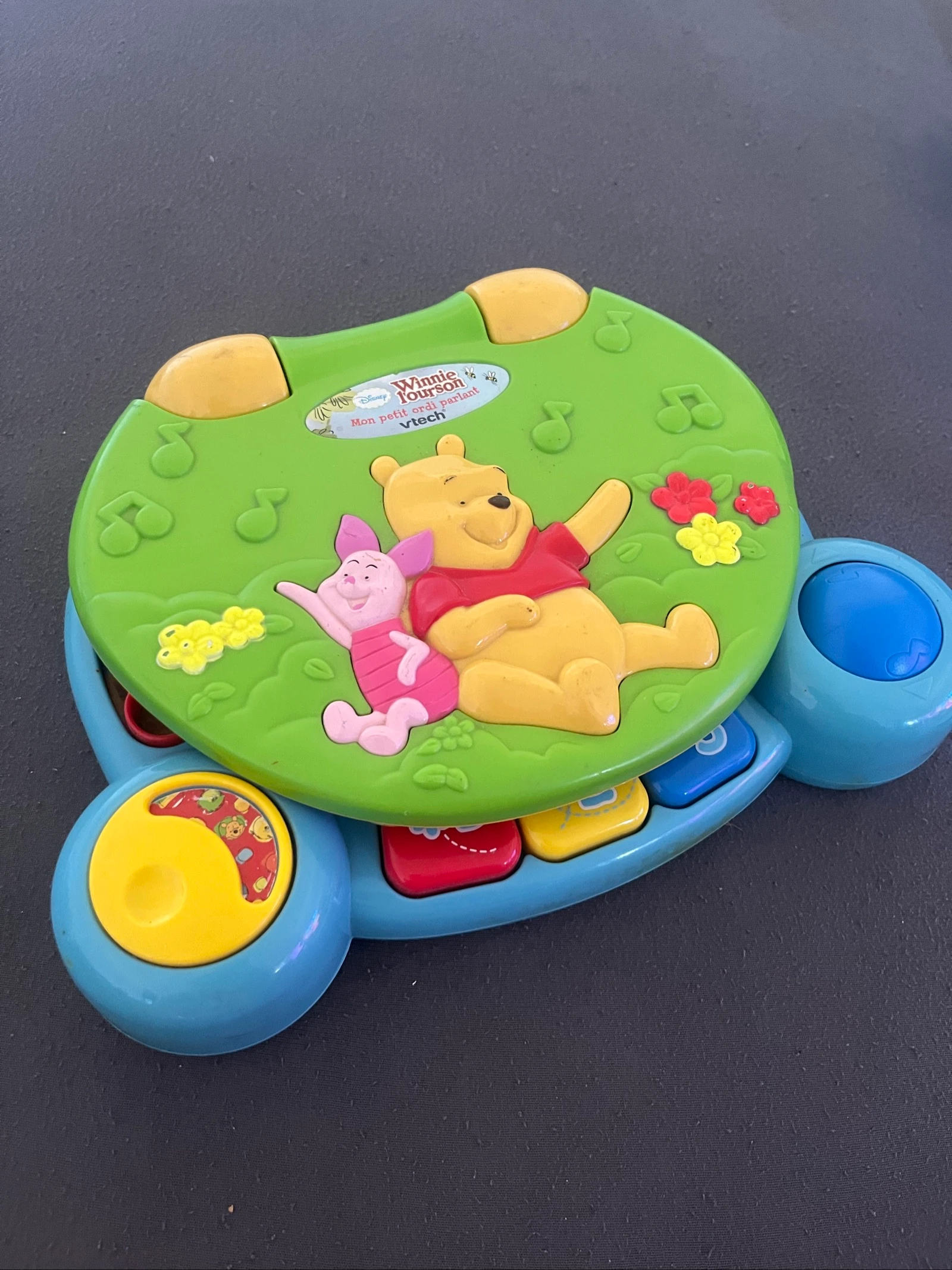 VTech Winnie l’Ourson Mon Petit Ordi Parlant 🎵| Brinquedo educativo para bebê – photo 15